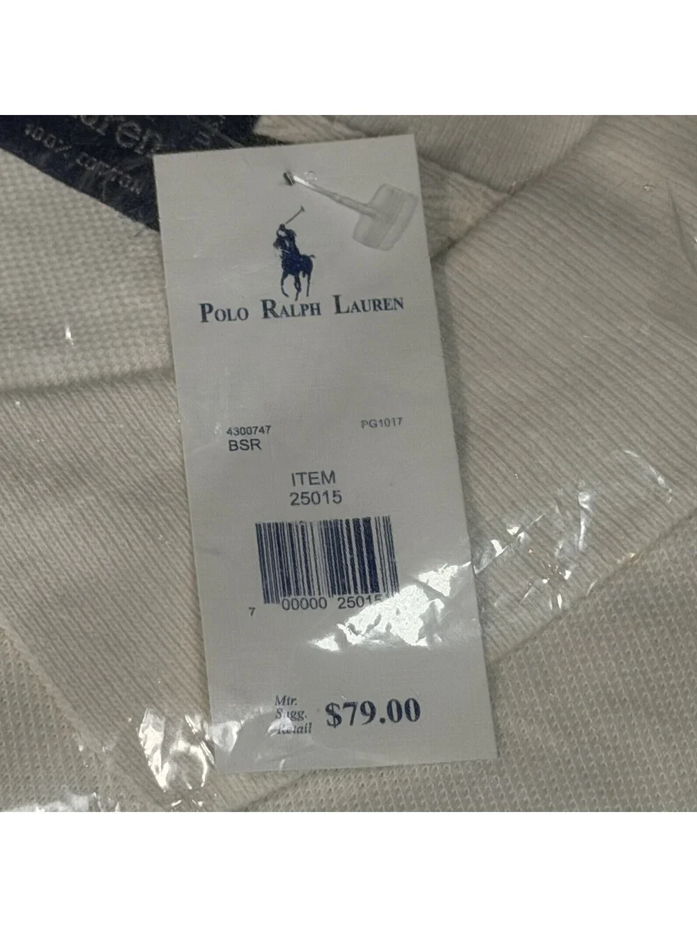 NWT Vintage Polo Ralph Lauren Shirt Mens Extra Large White Preppy